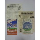 ENGLAND, 1951-1952, a collection of 2 home football programmes, 14/04/1951 Scotland (with song