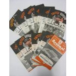 MANCHESTER UNITED, 1957/1958, a collection of 19 programmes from the season, 18 home issues - 21/