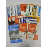 INTER CITIES FAIRS CUP, 1960-1969, a selection of 17 football programmes featuring English clubs, to