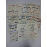 GATESHEAD, 1954-1964, 15 home football programmes, covering seasons 1953/1954 to 1963/1964 (