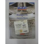 LEYLAND DAF CUP, 1991, a football programme & ticket from the Final played at Wembley on 26/05/1991,