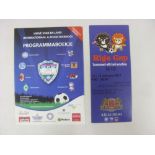 BIRMINGHAM CITY, 2010-2017, 2 football programme/brochures for Youth Tournaments. BE QUICK