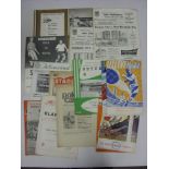 FOREIGN PROGRAMMES, 1959-1969, a selection of 15 foreign football programmes from the period,