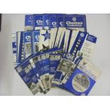 CHELSEA, 1950-1970, approx 70 home programmes, starting in 1950 but mainly from the 1960's (