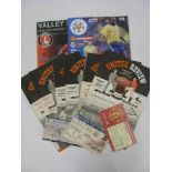 MANCHESTER UNITED, 1957-1999, A collection of 6 football programmes from the Munich Disaster
