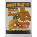 BOXING, 1984, a programme from the World Middleweight Championship bout, held in Las Vegas on 30/