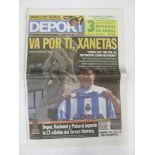 BIRMINGHAM CITY, 2005/2006, a newspaper style programme for the fixture played in Spain on 05/08/