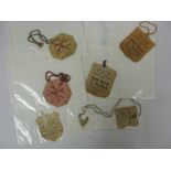HORSE RACING, 1930's, badges/passes from the period, four to include 1935 Meerut, 1934 West Kent