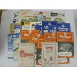 1950's PROGRAMMES, 1954/1955, a collection of 30 football programmes from the season. ARSENAL (6)