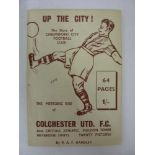 CHELMSFORD CITY, 1948/1949, Booklet/Brochure - 'Up The City' The story of Chelmsford City Football