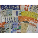 1950's PROGRAMMES, 1957/1958, a collection of 137 football programmes from the season. ARSENAL (