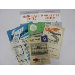 MANCHESTER UNITED, 1963-1968, a selection of 6 football programmes from games played overseas, to