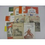INTERNATIONAL, 1955-1969, a collection of 11 England away programmes to include against Northern
