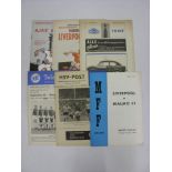 EUROPEAN, 1965-1967, a selection of 6 football programmes from games played by English clubs in