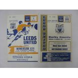 LEEDS UNITED, 1968-1969, a collection of 2 big match football programmes, 02/08/1969 FA Charity