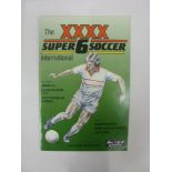 AUSTRALIA, 1988, a football programme for the XXXX Super6Soccer International Tournament, played