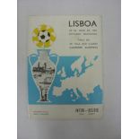 LISBON LIONS, 1966/1967, a football programme from the European Cup Final played in Lisbon on 25/