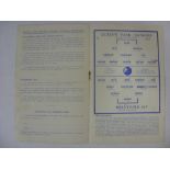 QUEENS PARK RANGERS, 1949/1950, versus Brentford, a football programme from the fixture played on