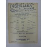 CHELSEA RESERVES, 1935/1936, versus Brentford Reserves, a football programme from the fixture played