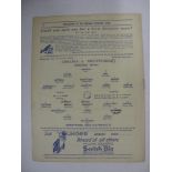 CHELSEA, 1935/1936, versus Brentford, a football programme from the fixture played on 23/11/1935 (