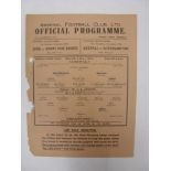ARSENAL, 1944/1945, versus Brentford, a football programme from the fixture played in The Football