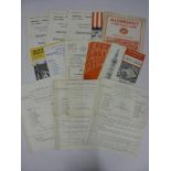 BRENTFORD SPECIALS, 1968/1969, 13 football programmes from the season, Homes (7) Queens Park Rangers