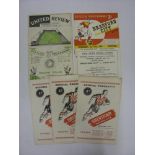 BRENTFORD IN THE FA CUP, 1954/1955, 5 football programmes from the season, Homes (3) Bradford