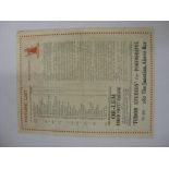 SOUTHAMPTON, 1945/1946, versus Brentford, a football programme from the fixture played in The