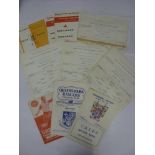 BRENTFORD SPECIALS, 1962/1963, 10 football programmes from the season, Homes (7) Viking Sports v