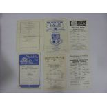 BRENTFORD RESERVES, 1958/1959, 6 football programmes from the season, all away issues,