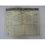 HUDDERSFIELD TOWN, 1936/1937, Brentford versus Huddersfield Town, a football programme from the