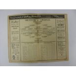 LIVERPOOL, 1936/1937, Brentford versus Liverpool, a football programme from the fixture played on