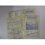 SHEFFIELD WEDNESDAY, 1949/1950, versus Brentford, a football programme from the fixture played on