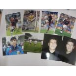 BURNLEY, 2000's, a collection of original photographs autographed on front from the period, 13