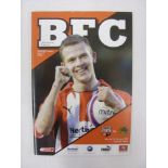 CHESTER CITY, 2008/2009, Brentford versus Chester City, a football programme from the fixture played