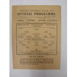 ARSENAL, 1943/1944, versus Brentford, a football programme from the fixture played in The Football