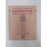 DULWICH HAMLET, 1936/1937, Official Handbook And Fixture List.