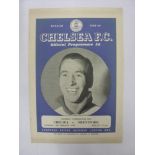 CHELSEA RESERVES, 1948/1949, versus Brentford Reserves, a football programme from the fixture played