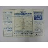 BIRMINGHAM, 1936/1937, versus Brentford, a football programme from the fixture played on 13/03/