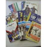 A collection of approximately 100 big match football programmes, from Ireland, both North and South,