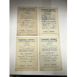 1948/49 Tranmere Rovers, a collection of 4 home football programmes, Southport, New Brighton,
