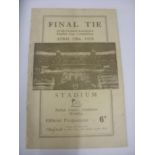 1925 FA Cup Final, Sheffield United v Cardiff City, a programme from the game played on 25/04/