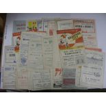 a collection of 24 football programmes from the 1950's in various condition, 50/51 Scunthorpe v