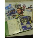 a collection of over 2000 football programmes from the 1970's onwards, of which 1200 are Everton