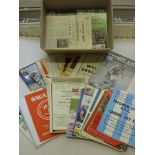 A collection of 100 football programmes, Welsh Cups, Minor Finals, etc.