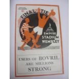 1934 FA Cup Final, Manchester City v Portsmouth, a programme from the game played on 28/04/1934 (