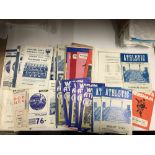 A collection of over 130 non league football programmes from 1950s to 1980s, includes non league