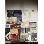 2006 Liverpool, a collection of 6 programmes and tickets from the FA Cup winning season