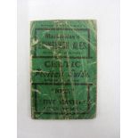 1915/1916 Celtic Football Guide, hvy crsd but intact