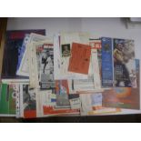 a collection of over 50 football programmes and 15 tickets, to include 1955/1956 Wellington Town Res